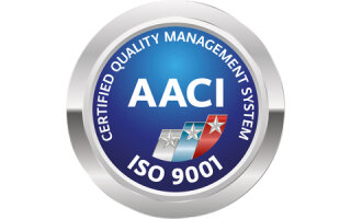 AACI ISO 9001 certificate